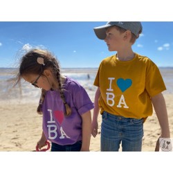 Tee-shirt enfant I love BA - I love mon Bassin d'Arcachon