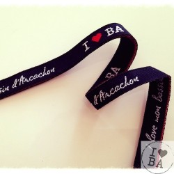 Bracelet I love BA - I love mon Bassin d'Arcachon blanc I love BA - I love mon Bassin d'Arcachon