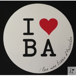 Autocollant I love BA - I love mon Bassin d'Arcachon